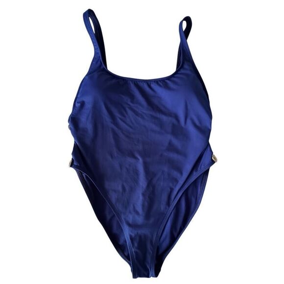 La Blanca 30th Anniversary 80’s 2-Button One Piece Bathing Suit 14 - Picture 3 of 9